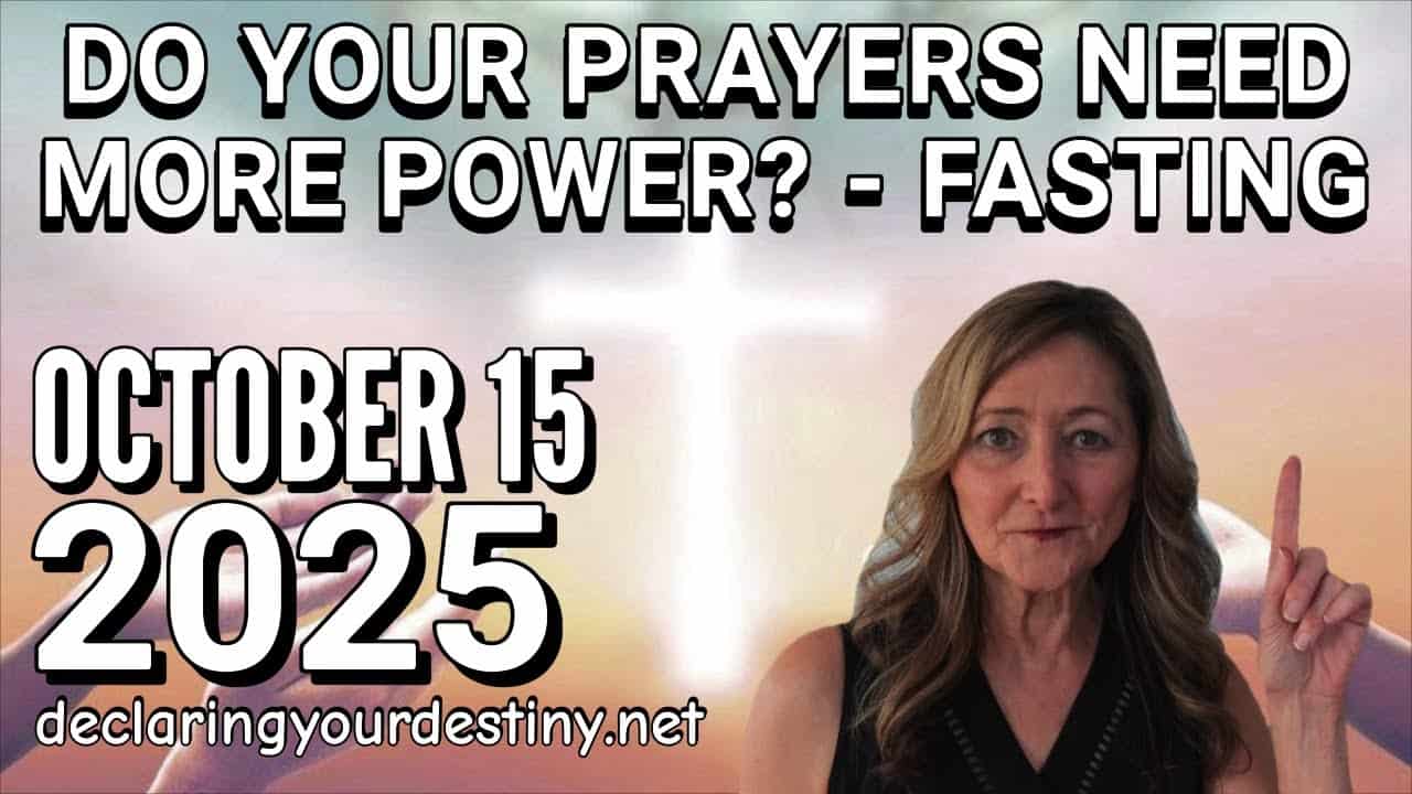 Woman promoting fasting event, October 15, 2025.