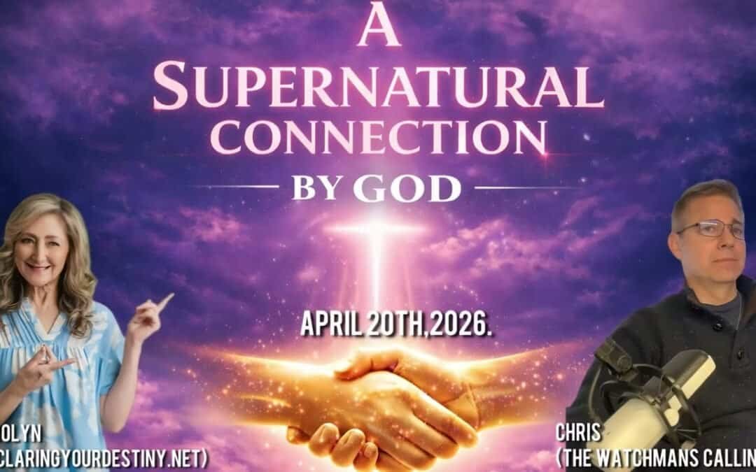 IN-CROWD JOIN US MONDAY APRIL 20TH, 2026 with CAROLYN & CHRIS of (THE WATCHMANS CALLING) GET EXCITED