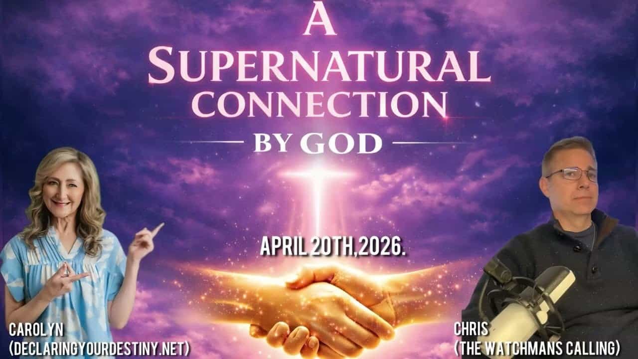 IN-CROWD JOIN US MONDAY APRIL 20TH, 2026 with CAROLYN & CHRIS of (THE WATCHMANS CALLING) GET EXCITED