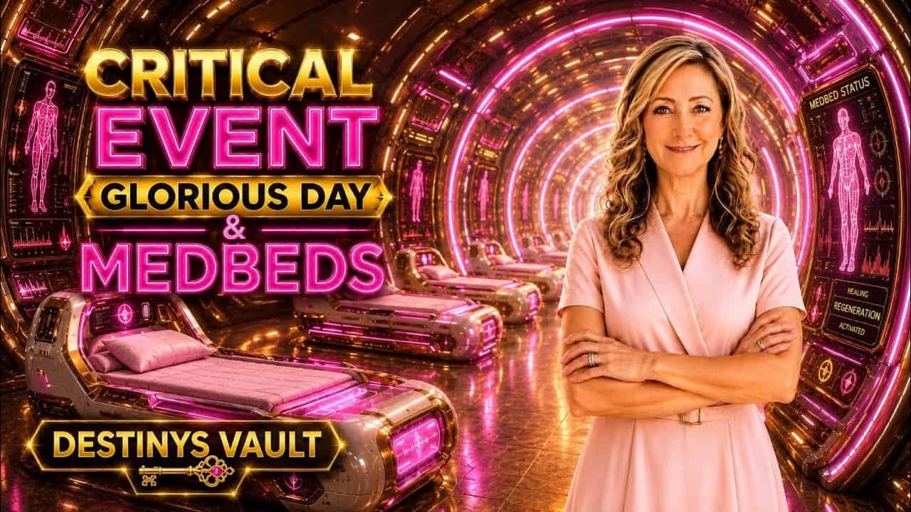 CRITICAL EVENT ,GLORIOUS DAY & MED-BEDS (DESTINY’S VAULT) A MESSAGE FROM GOD