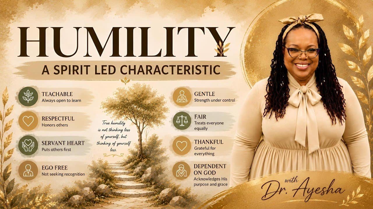 HUMILITY A SPIRIT LED CHARACTERISTIC with Dr. Ayesha