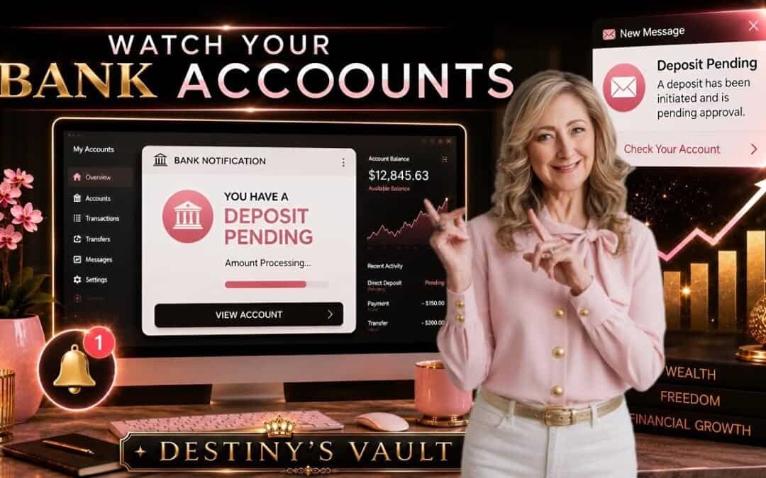 WATCH YOUR BANK ACCOUNTS (MESSAGE FROM GOD) on DESTINY’S VAULT