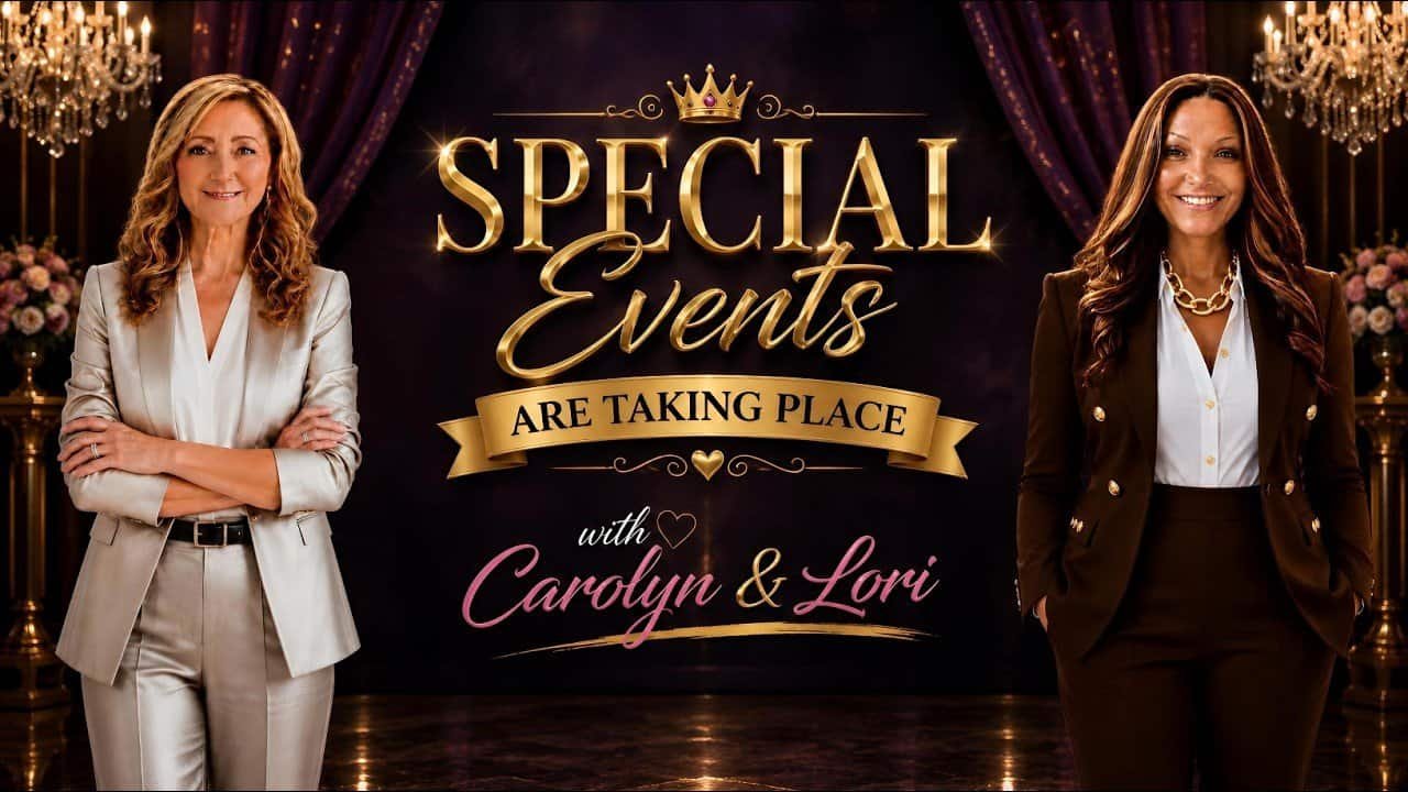 SPECIAL EVENTS ARE TAKING PLACE! – With Carolyn & Lori – 6/25/26