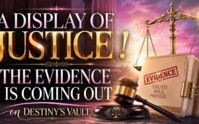 A DISPLAY OF JUSTICE! THE EVIDENCE IS COMING OUT! On DESTINY’S VAULT -4- 24-24. A Message from God