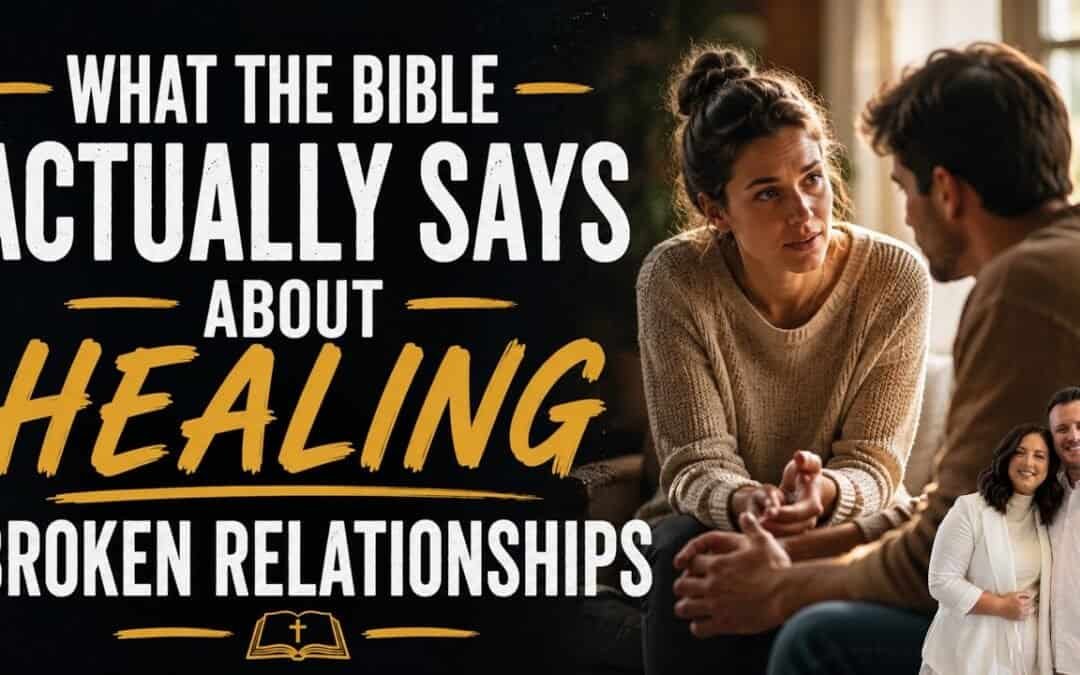 WHAT THE BIBLE ACTUALLY SAYS ABOUT HEALING BROKEN RELATIONSHIPS (IN THE ROOM) with Kraig & Sarah