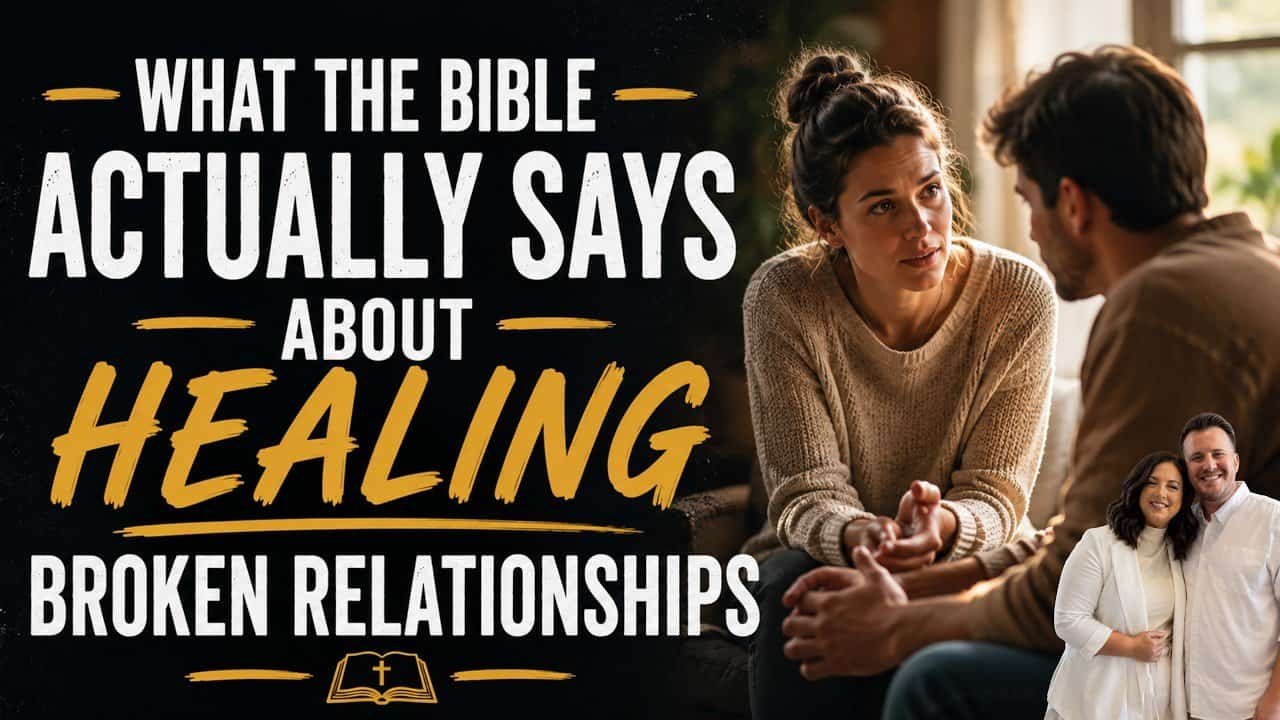 WHAT THE BIBLE ACTUALLY SAYS ABOUT HEALING BROKEN RELATIONSHIPS (IN THE ROOM) with Kraig & Sarah