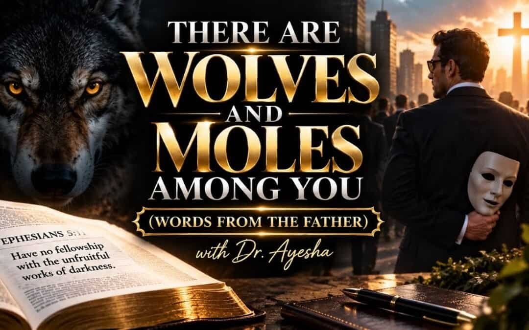 THERE ARE WOLVES AND MOLES AMONG YOU ~WORDS FROM THE FATHER ~ With Dr. Ayesha