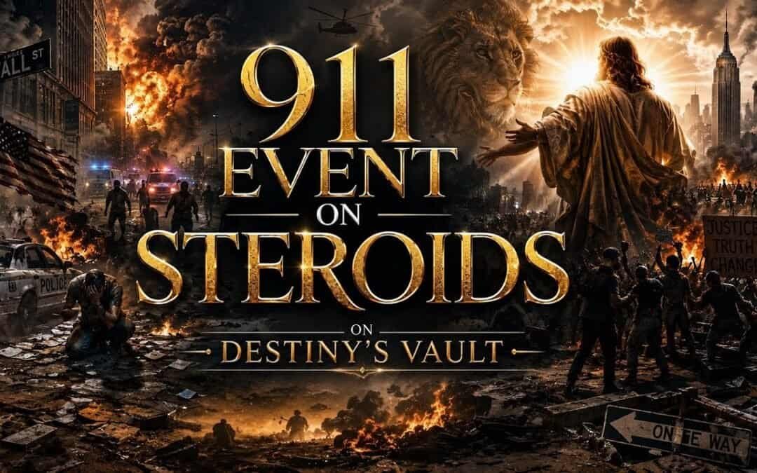 A 911 EVENT ON STEROIDS on DESTINY’S VAULT 8-24-25.