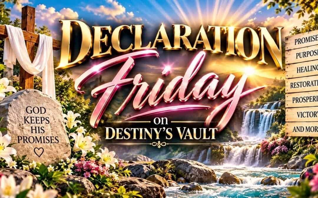 DECLARATION FRIDAY on DESTINY’S VAULT 12-5-25