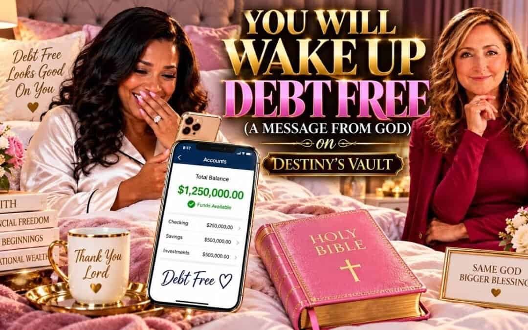YOU WILL WAKE UP DEBT FREE ( A MESSAGE FROM GOD ) on DESTINY’S VAULT 9-8-25.