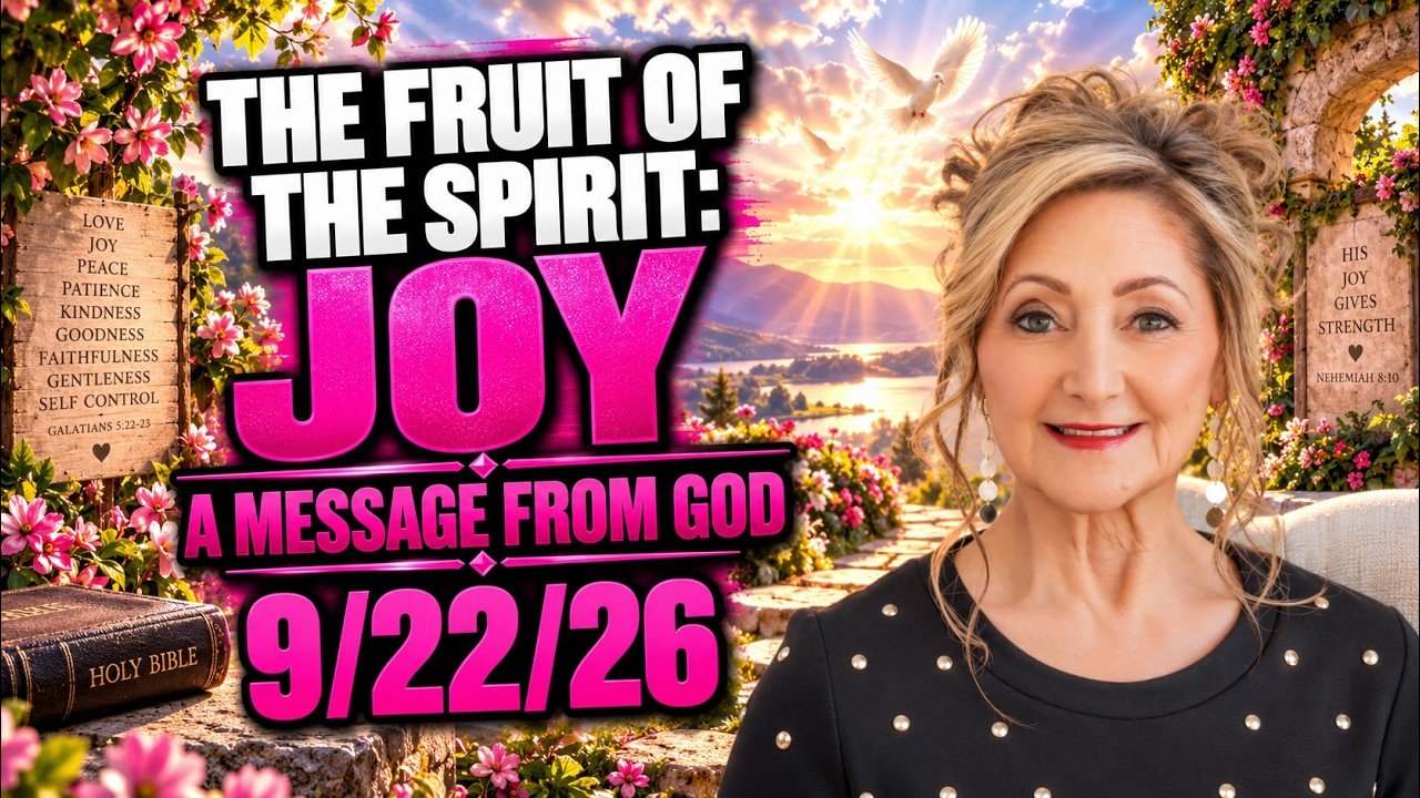 THE FRUIT OF THE SPIRIT: JOY – A MESSAGE FROM GOD – 9/22/26