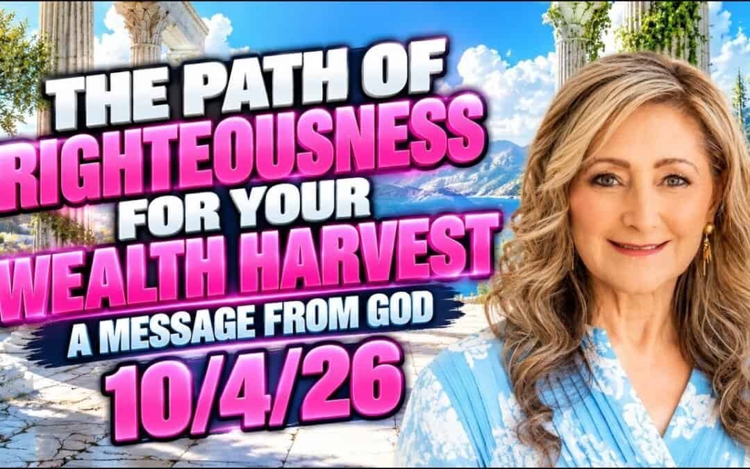 THE PATH OF RIGHTEOUSNESS FOR YOUR WEALTH HARVEST – A MESSAGE FROM GOD – 10/4/26