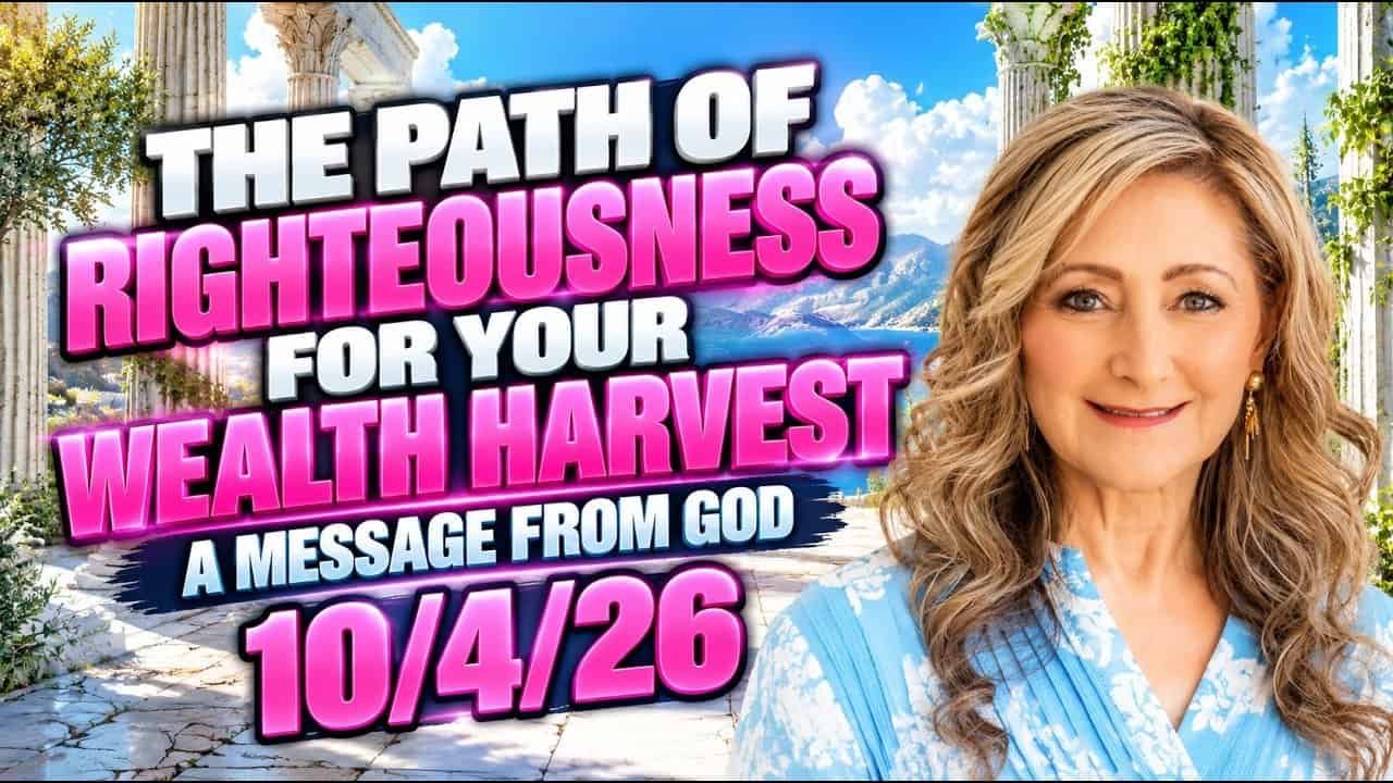 THE PATH OF RIGHTEOUSNESS FOR YOUR WEALTH HARVEST – A MESSAGE FROM GOD – 10/4/26